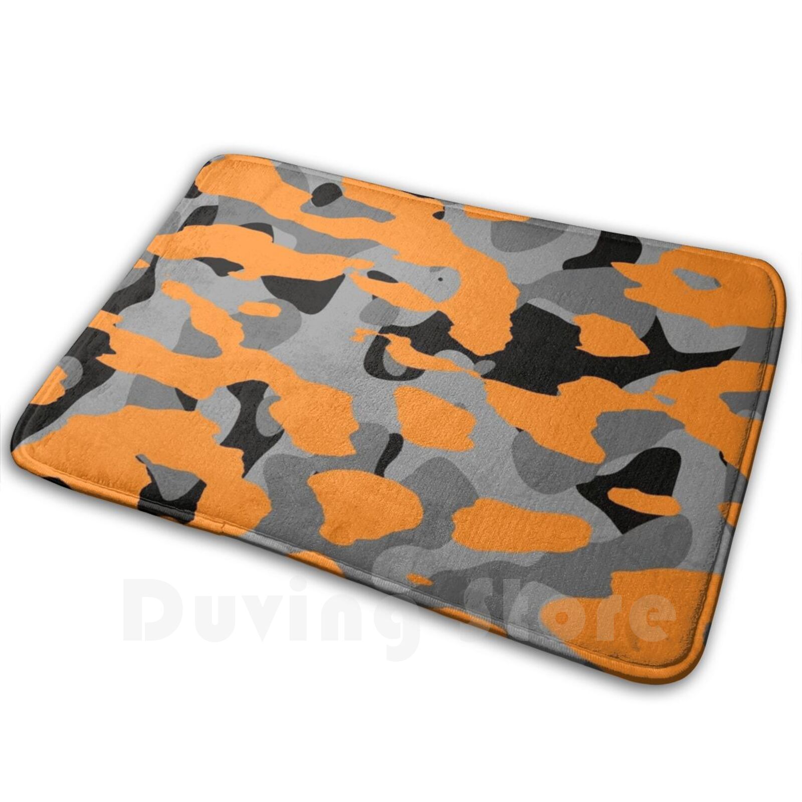Hunting Outdoor Rug - 오렌지 카모 매트 러그 카펫 미끄럼