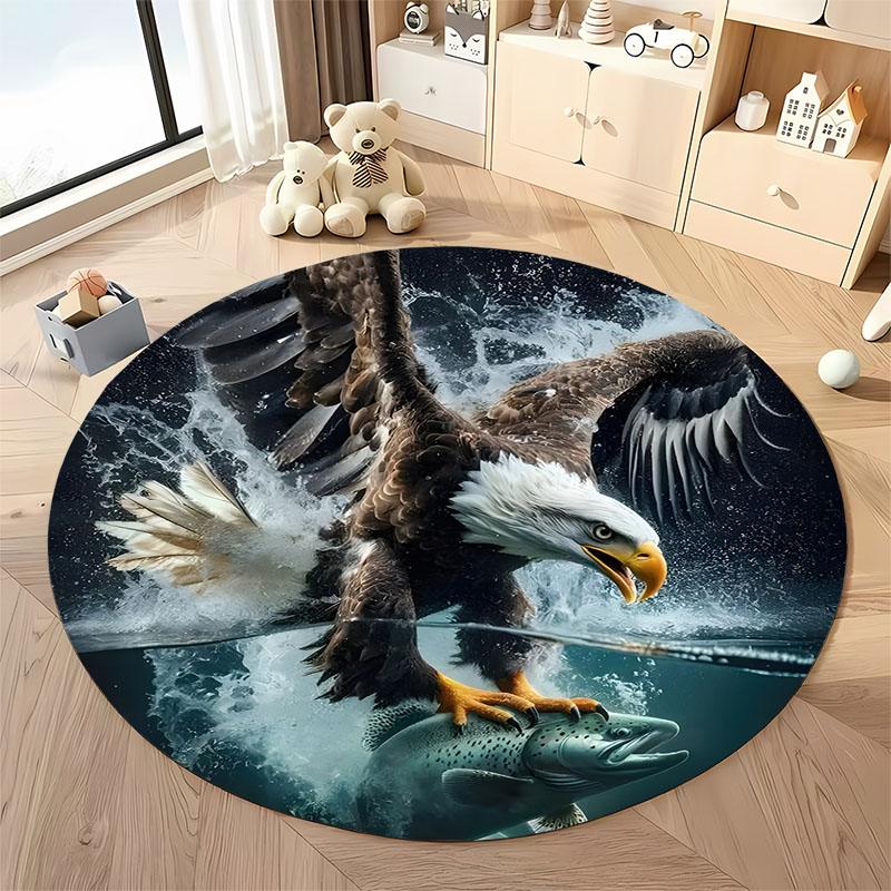 Hunting Outdoor Rug - 무료 배송! 거실용 독수리 사냥 장면