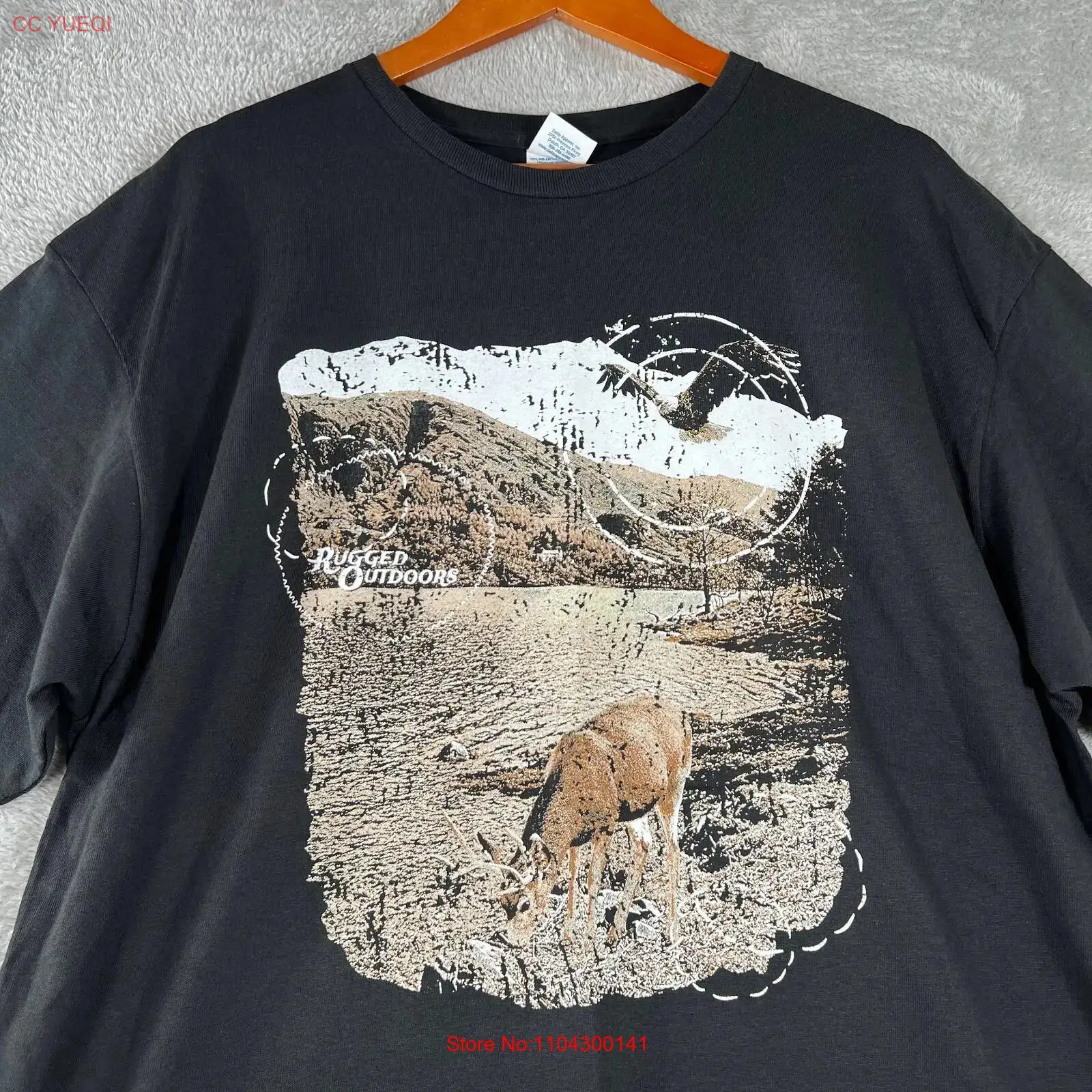 Hunting Outdoor Rug - 러기드 아웃도어 네이처 티셔츠 남성용 2XL