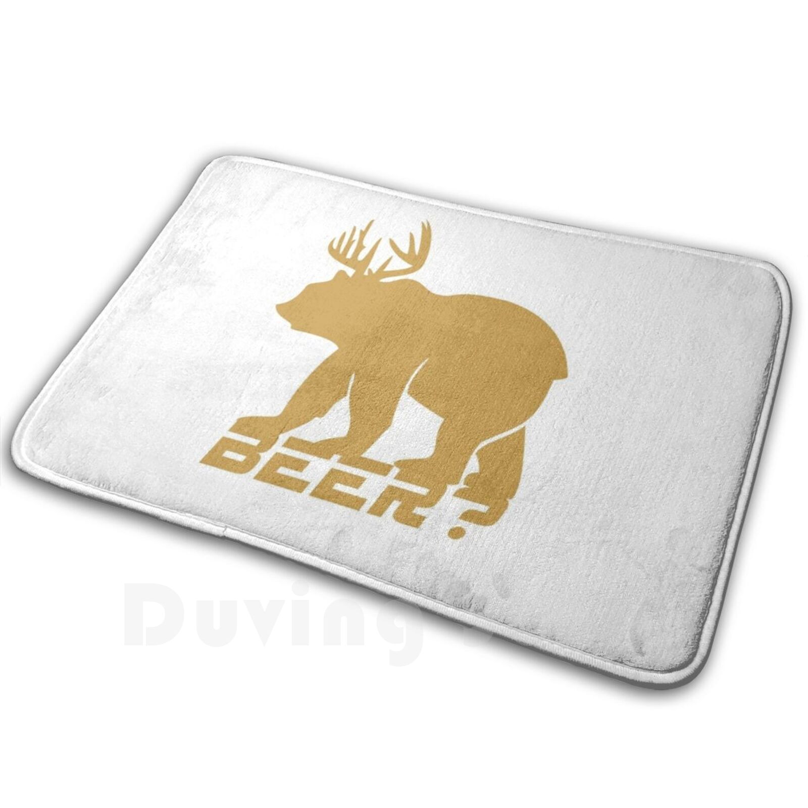 Hunting Outdoor Rug - 곰 맥주 카펫 매트 러그 쿠션