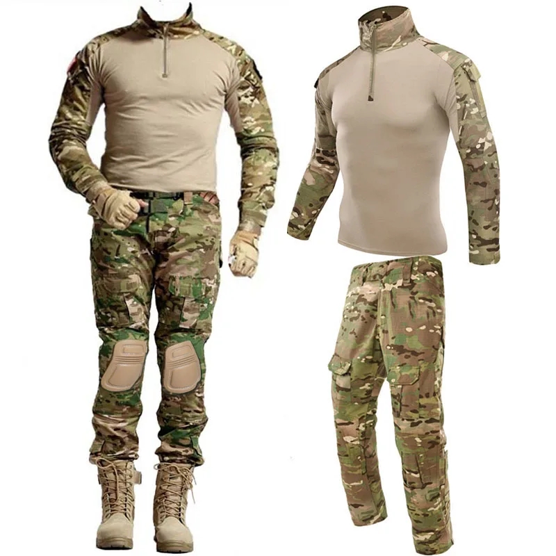 야외 훈련 하이킹 바지 전술 유니폼 전술 카모 셔츠 통 - Outdoor Hunting Pants Women 리뷰 및 가격