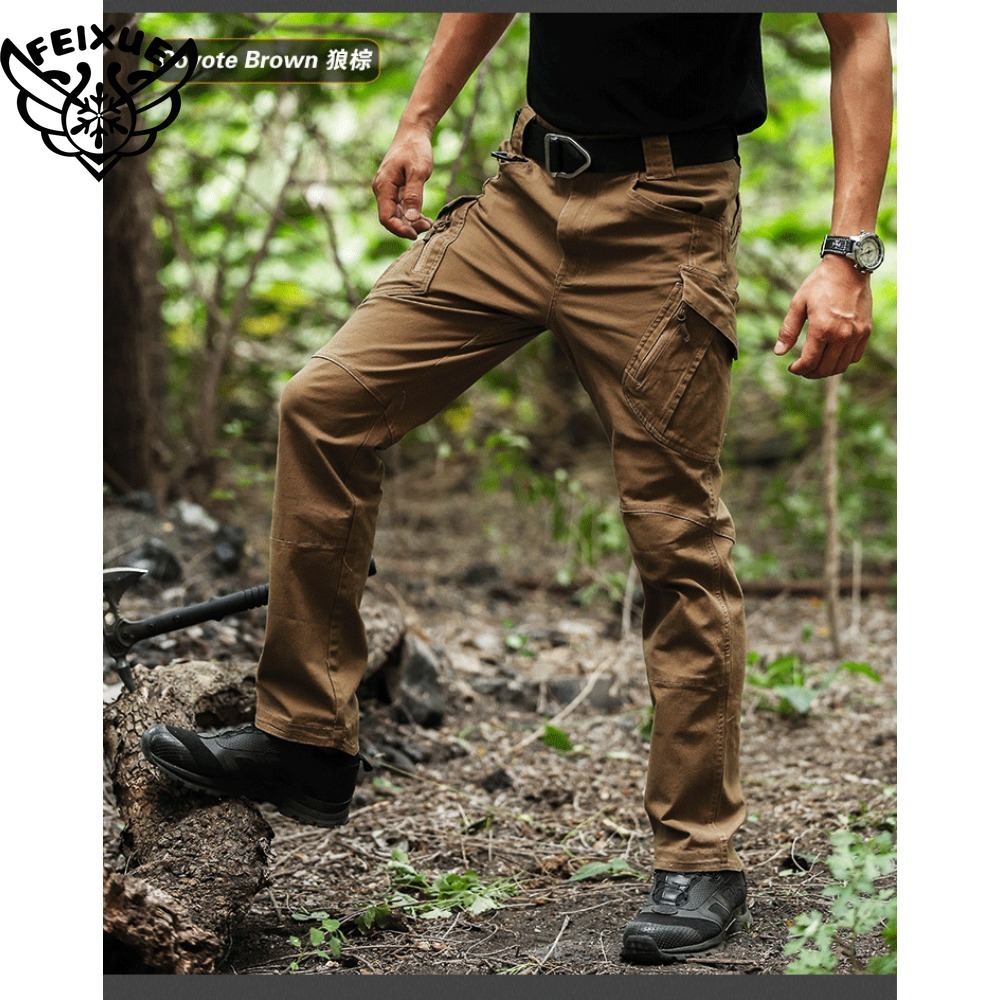 산악 등반 코튼 사냥 전술 바지 남성 야외 하이킹 캠핑 - Outdoor Hunting Pants Women 리뷰 및 가격