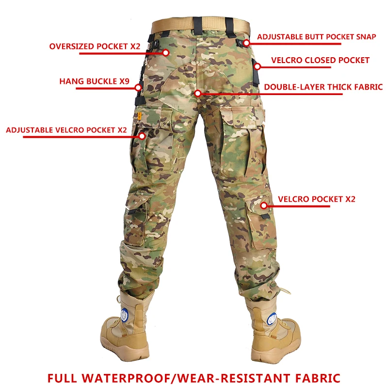 남성용 야외 전술 위장복 면 소재 전투복 긴팔 셔츠 전 - Outdoor Hunting Pants Women 리뷰 및 가격