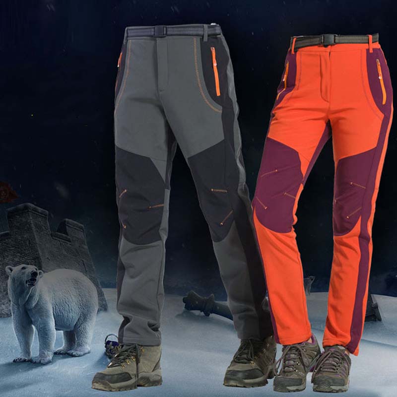 가을 겨울 야외 남성 및 여성 소프트 쉘 바지, 두꺼운 - Outdoor Hunting Pants Women 리뷰 및 가격