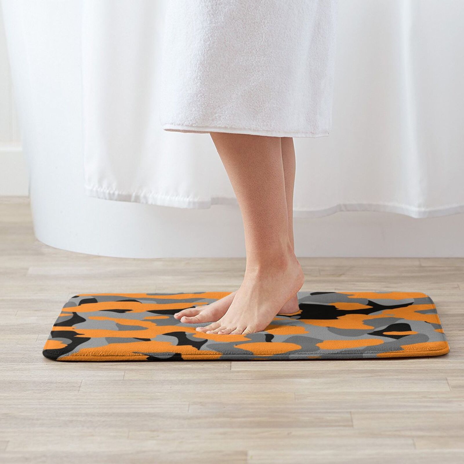 오렌지 카모 매트 러그 카펫 미끄럼 방지 바닥 매트 침 - Hunting Outdoor Rug 리뷰 및 가격