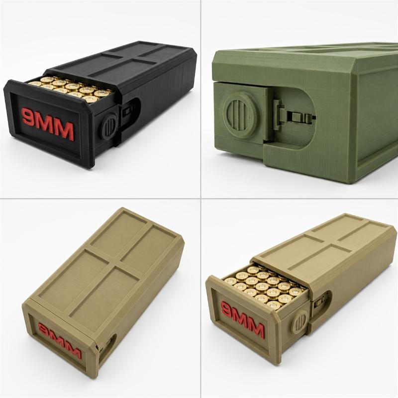 3D 프린팅된 9mm 탄약 보관 케이스, 50발 서랍형 - Hunting Outdoor Store 리뷰 및 가격