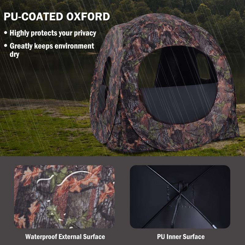 3인용 팝업 사냥 텐트, PU 옥스포드 원단, 스틸 프 - Hunting & Outdoor Supplies Vanderbijlpark Photos 리뷰 및 가격