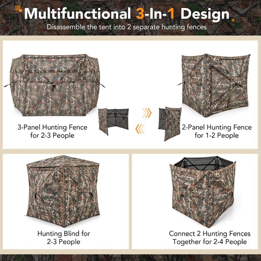 5-in-1 분리형 사냥용 은신처, 2~3인용, 천창  - Hunting & Outdoor Supplies Vanderbijlpark Photos 리뷰 및 가격