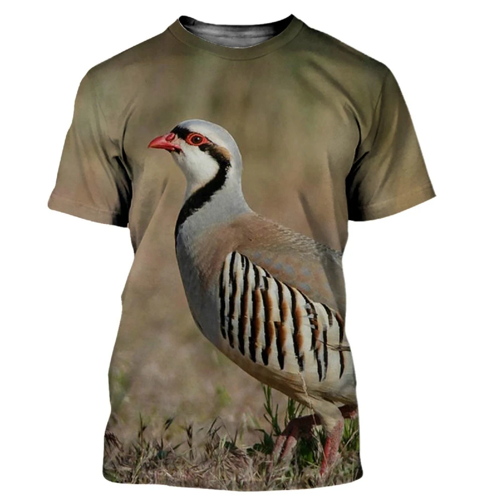 새로운 여름 위장 사냥 동물 메추라기 패턴 프린트 남성 - Hunting Quail 리뷰 및 가격