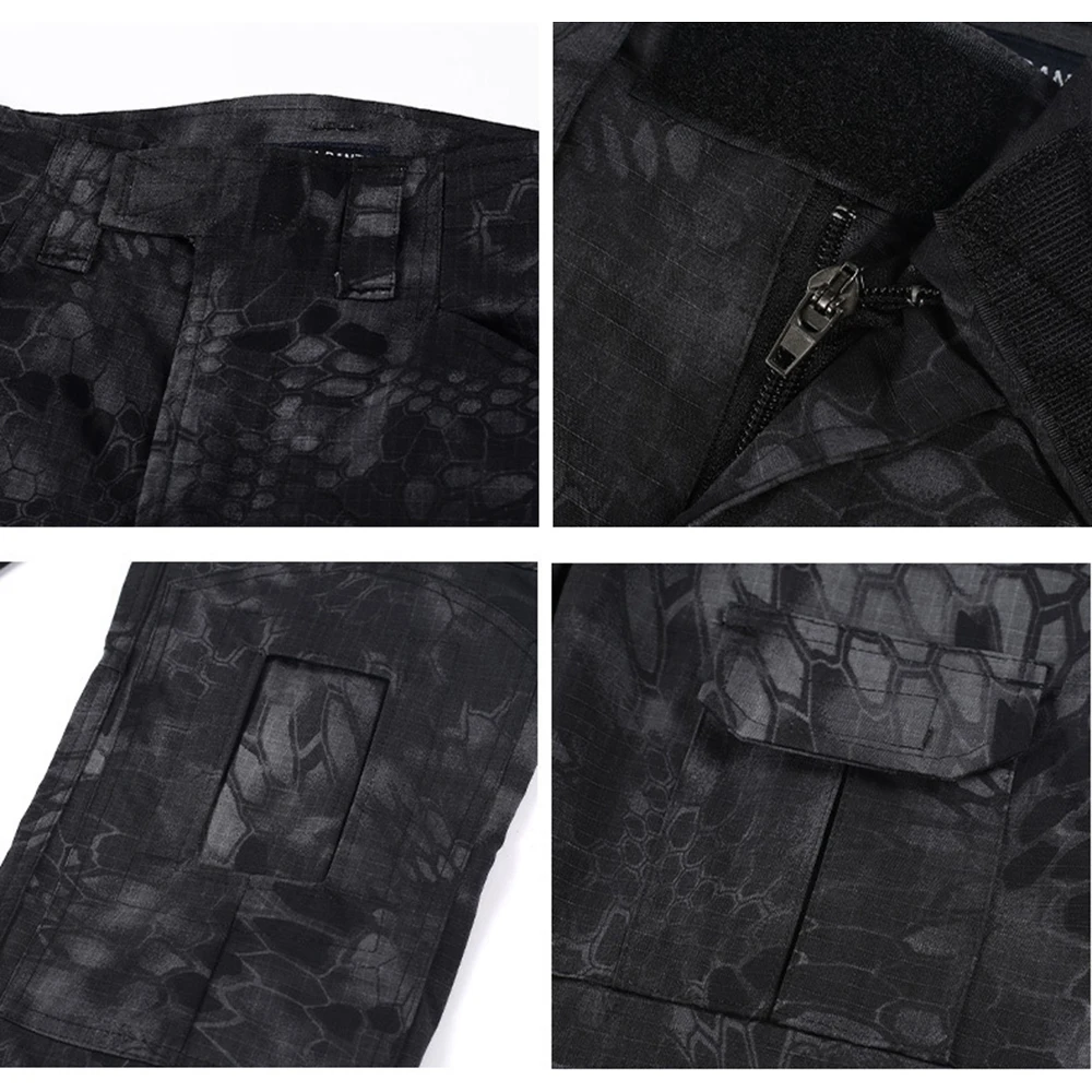 야외 남성 전투 바지 전술 스포츠 바지 작업복 카모 멀 - Outdoor Hunting Pants Women 리뷰 및 가격