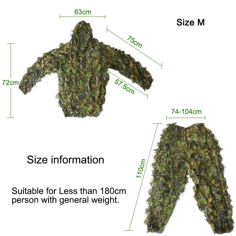 남녀공용 야외 길리 세트 위장 의류, 정글 세트 CS  - Outdoor Hunting Pants Women 리뷰 및 가격