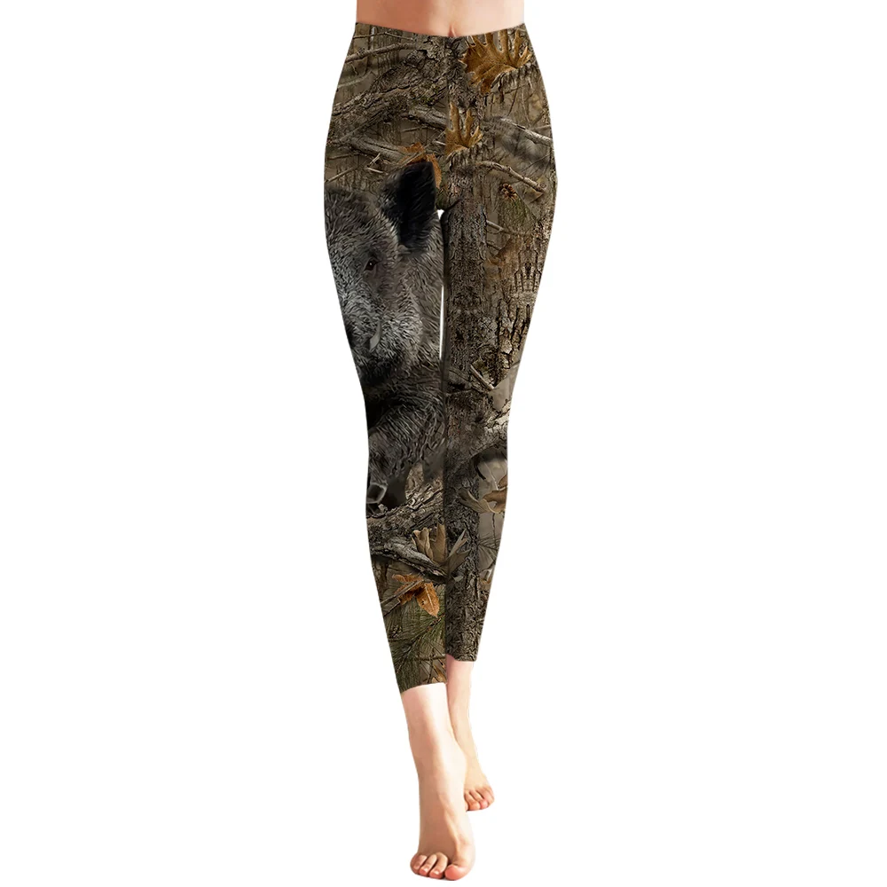 CLOOCL 여성용 레깅스, 야생 멧돼지 프린트, 하이 - Outdoor Hunting Pants Women 리뷰 및 가격