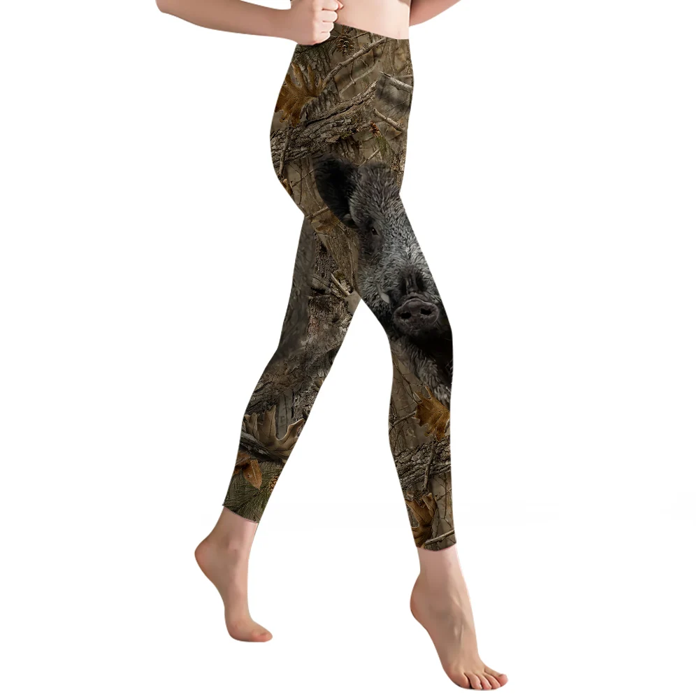 CLOOCL 여성용 레깅스, 야생 멧돼지 프린트, 하이 - Outdoor Hunting Pants Women 리뷰 및 가격