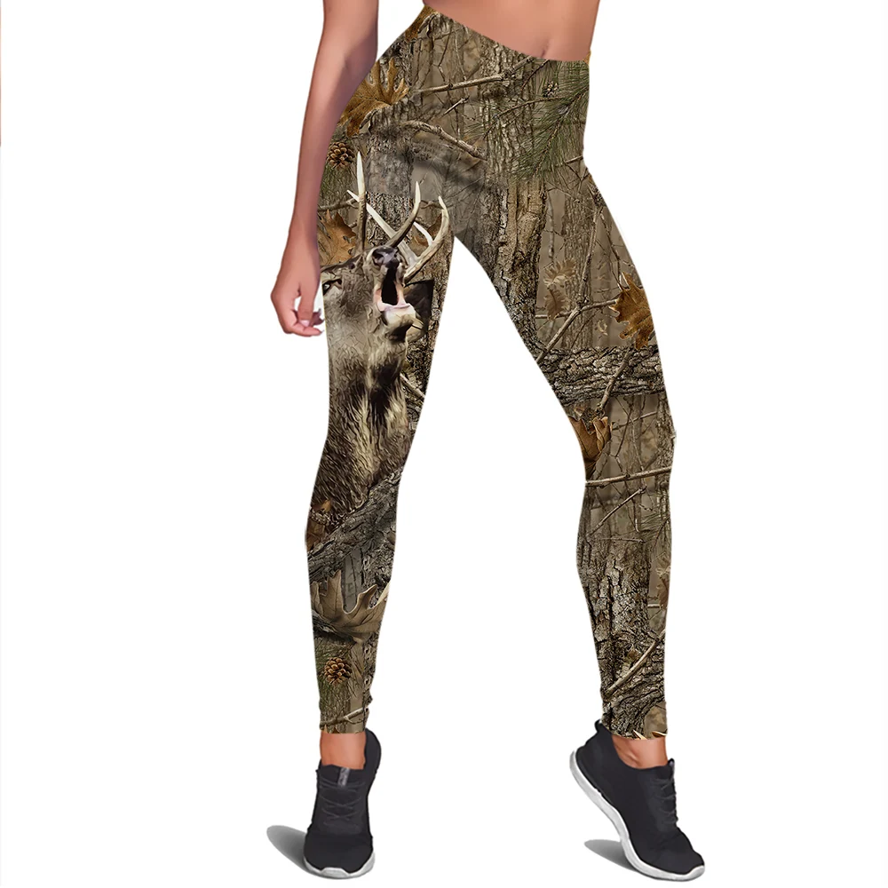 CLOOCL 여성용 레깅스, 야생 멧돼지 프린트, 하이 - Outdoor Hunting Pants Women 리뷰 및 가격