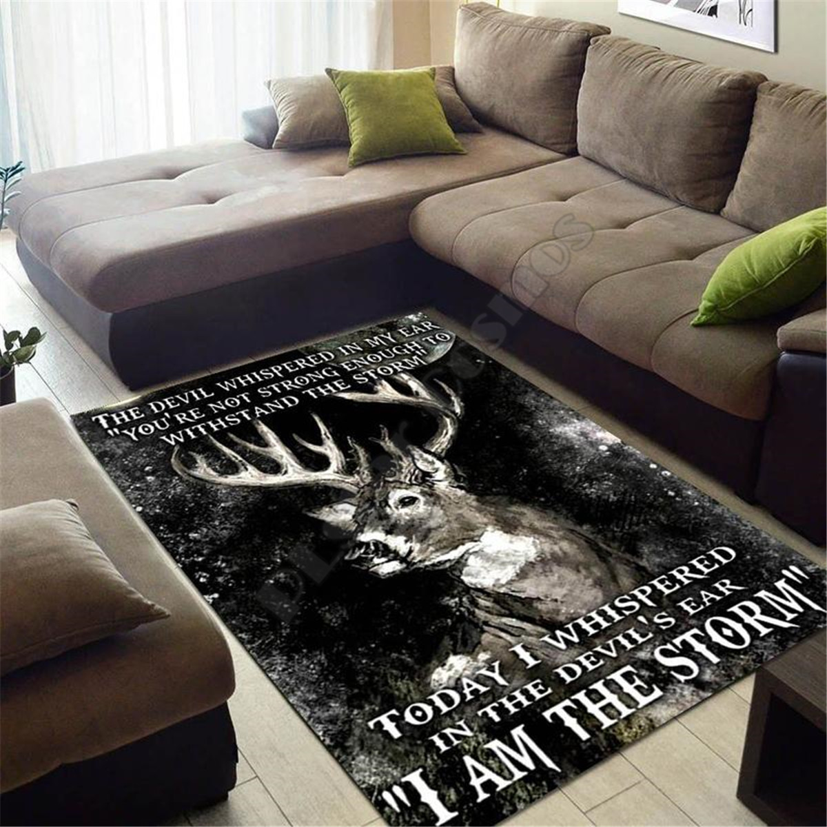 사슴 사냥 지역 러그 3D 프린팅 러그 바닥 매트 러그 - Hunting Outdoor Rug 리뷰 및 가격